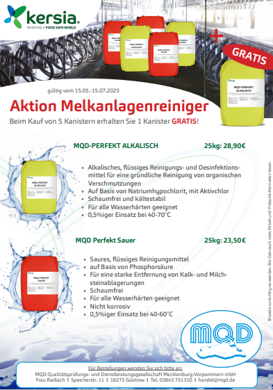 Aktion Melkanlagenreiniger 2025